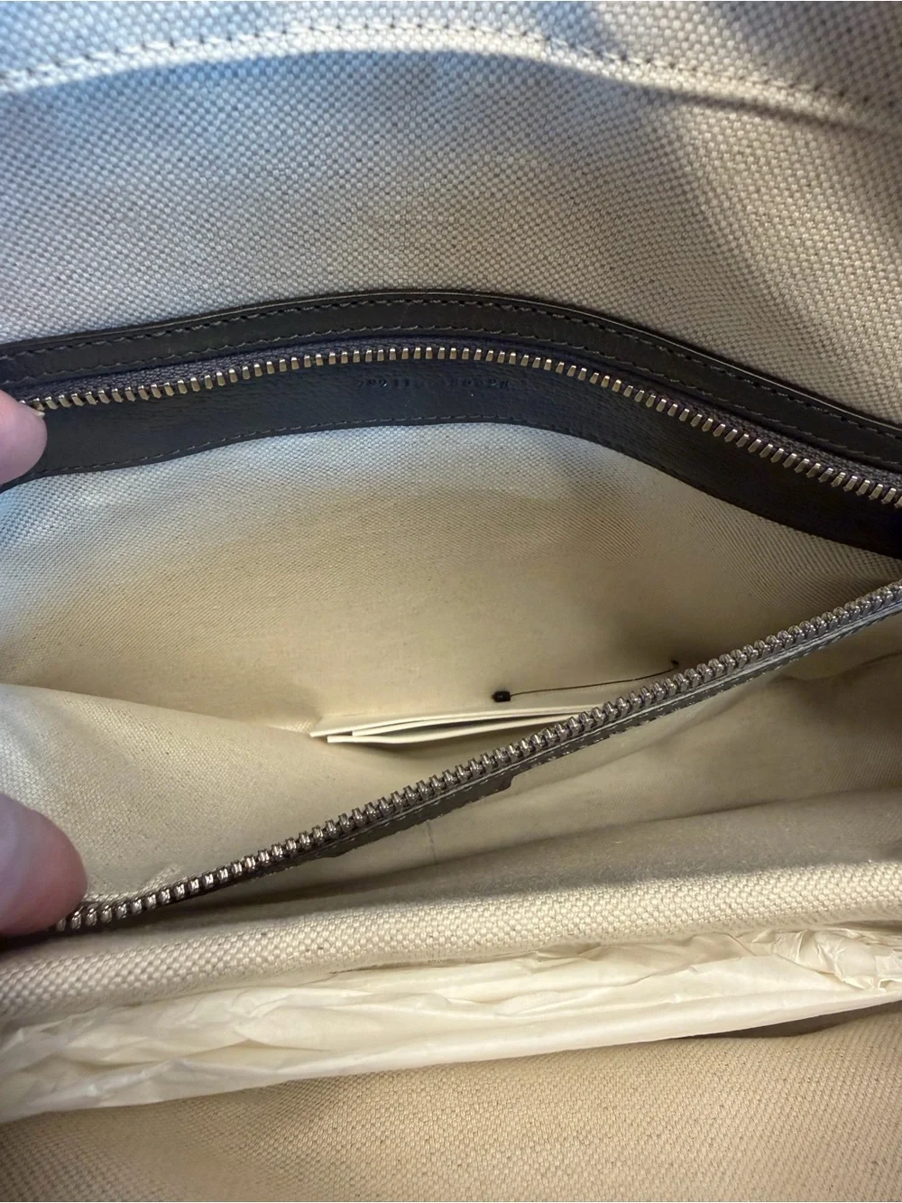 New Authentic Gucci GG Supreme Logo Ophidia Messenger Bag Briefcase Gray Medium